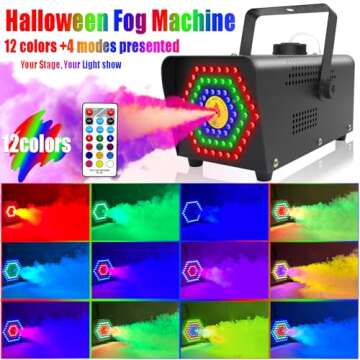 IMONE 72-LED Fog Machine for Halloween & Events