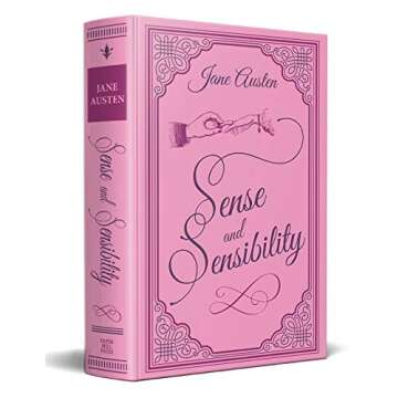 Sense and Sensibility Jane Austen Classic Novel, (Nineteenth Century Love Story, Required Literature), Ribbon Page Marker, Perfect for Gifting