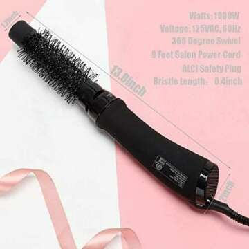 3-in-1 Hair Dryer & Hot Air Brush for Perfect Styling