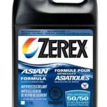 Zerex Asian Vehicle Blue Silicate and Borate Free 50/50 Prediluted Ready-to-Use Antifreeze/Coolant 1 GA