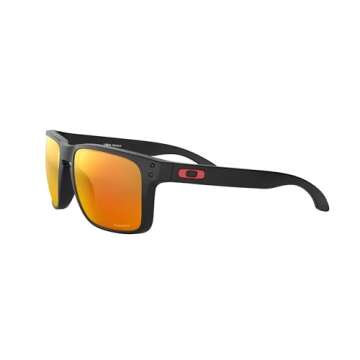 Oakley Men's OO9417 Holbrook XL Square Sunglasses, Matte Black/Prizm Ruby, 59 mm