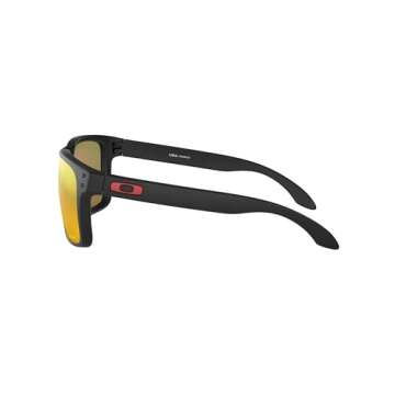 Oakley Men's OO9417 Holbrook XL Square Sunglasses, Matte Black/Prizm Ruby, 59 mm