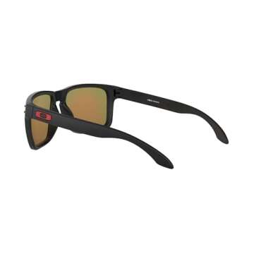 Oakley Men's OO9417 Holbrook XL Square Sunglasses, Matte Black/Prizm Ruby, 59 mm