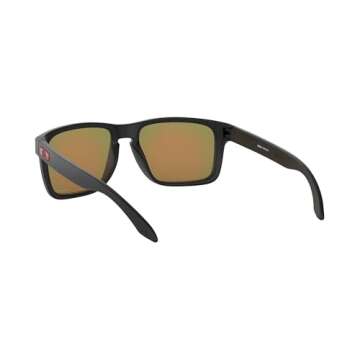 Oakley Men's OO9417 Holbrook XL Square Sunglasses, Matte Black/Prizm Ruby, 59 mm