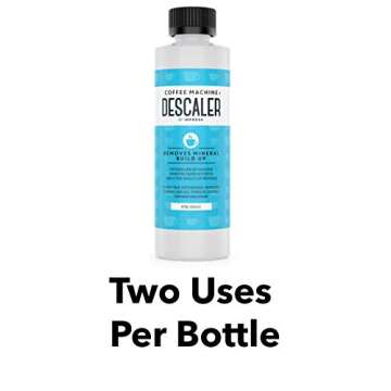 Keurig Descaler (2 Uses Per Bottle) - Made in the USA - Universal Descaling Solution for Keurig, Nespresso, Delonghi and All Single Use Coffee and Espresso Machines