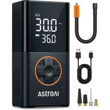 AstroAI L7 Portable Tire Inflator with LED Light