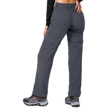 Cycorld Women's Convertible Hiking Pants - Quick Dry