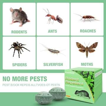 24 Pcs Mouse Rodent Repellent Safe for Pets