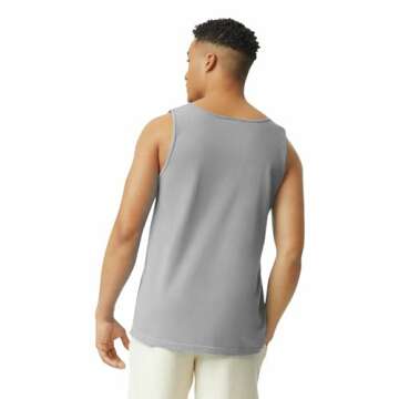 Comfort Colors Adult Tank Top, Style G9360, Grey, Large