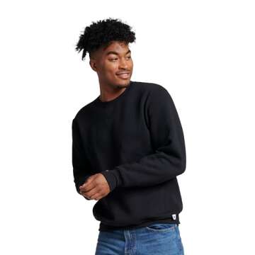 Russell Athletic Dri Power Crewneck Sweatshirt - Black