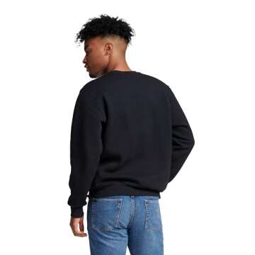 Russell Athletic Dri Power Crewneck Sweatshirt - Black