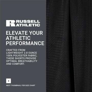 Russell Athletic Men's Mesh Pocket Short