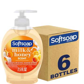 Softsoap Milk and Honey Moisturizing Hand Soap - Pack of 6