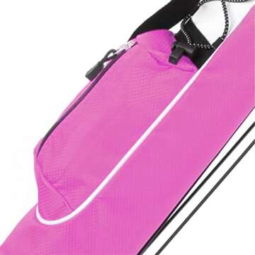 Orlimar Pitch 'n Putt Golf Lightweight Stand Carry Golf Club Bag for Women, Rose Pink