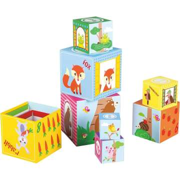 Woodland Stacking Cubes