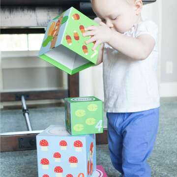 Woodland Stacking Cubes