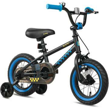 NuNu Kids 12" 14" 16" BMX Style Bikes for Ages 1-4