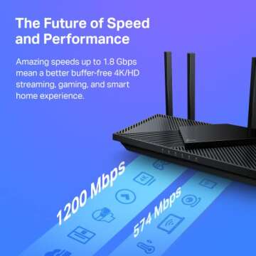 TP-Link AX1800 WiFi 6 Router Dual Band Gigabit