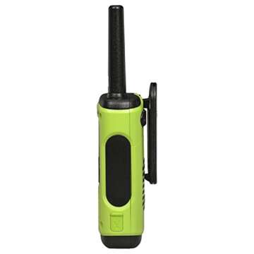 Motorola Solutions, Portable FRS, T605, Talkabout, Two-Way Radios, Emergency Preparedness, Rechargeable, 22 Channel, 35 Mile, Green, 2 Pack