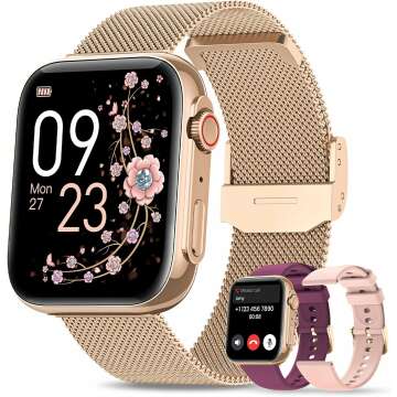 Smart Watches for Women - 1.91" HD Fitness Tracker & Health Monitor