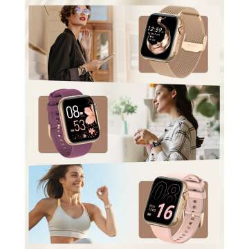 Smart Women’s Fitness Tracker - HD Display & Health Monitor