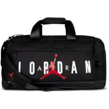 Nike Jordan Air Duffel Gym Duffel bag (Black)