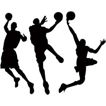 Basketball Players Wall Decals