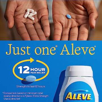 Aleve Pain Reliever & Fever Reducer Naproxen Sodium Caplets, Body Pain Relief, 270 Count