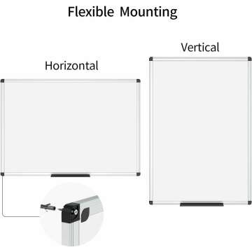 VIZ-PRO Dry Erase Board for Home and Office