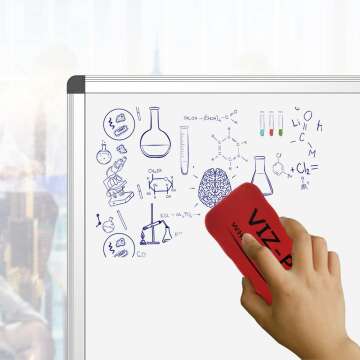 VIZ-PRO Dry Erase Board for Home and Office