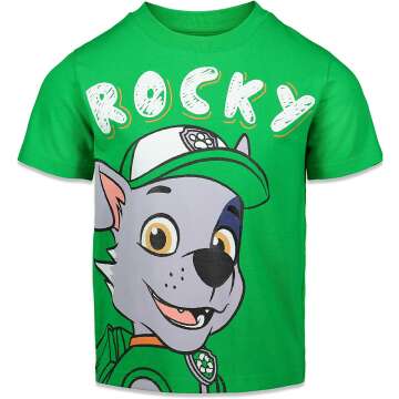 Paw Patrol T-Shirts 4 Pack for Toddlers to Kids