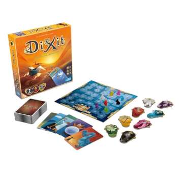 Dixit Board Game - The Award-Winning Game of Imagination and Creativity! Fun Family Storytelling Game for Kids & Adults, Ages 8+, 3-6 Players, 30 Minute Playtime, Made by Libellud