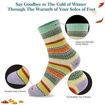 FYC Cozy Women Socks - Warm Winter Gifts