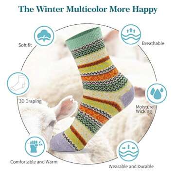 FYC Cozy Women Socks - Warm Winter Gifts