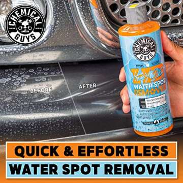 Chemical Guys SPI10816 Heavy Duty Water Spot Remover, Safe for Cars, Trucks, Motorcycles, RVs & More, 16 fl oz