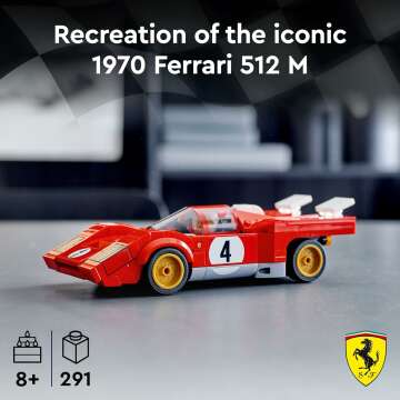 LEGO Speed Champions 1970 Ferrari 512 M Building Set