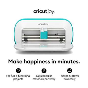 Cricut Joy Machine & Digital Content Library Bundle - Includes 30 images in Design Space App - Portable DIY Smart Machine for creating customized cards, crafts, & labels