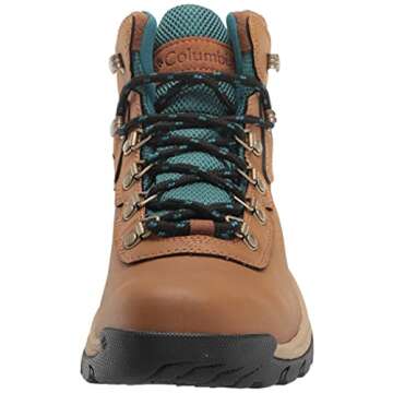 Columbia Women's Newton Ridge Plus Hiking Shoe, Elk, River Blue, 8.5