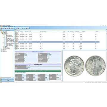 Coin Collecting Software - Coinmanage USA. Inventory Your Collection. Includes All USA Coins, Mint & Proof Sets