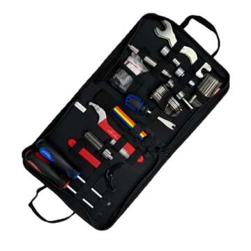 Scuba Choice Deluxe Tool Kit – 16-Piece Dive Tools & 50 O-Rings Set, Diving Maintenance Repair, Includes Screwdrivers, Wrenches, O-Ring Tools, Silicone Grease - Essential Gear Accessories for Diver