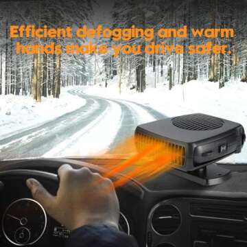 12V Fast Heating Car Heater Fan & Defogger