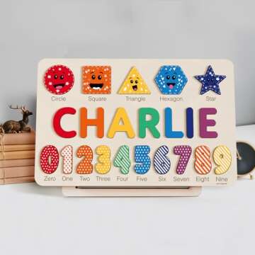 Unique Personalized Name Puzzle for Kids and Babies