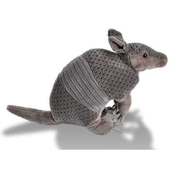 Wild Republic Armadillo Plush, Stuffed Animal, Plush Toy, Gifts for Kids, Cuddlekins 12"