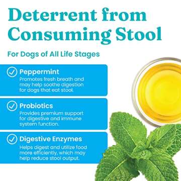 Solid Gold Stop Eating Poop for Dogs with Coprophagia; Natural, Holistic Grain-Free Supplement Chews and Powder with Peppermint & Parsley Oil