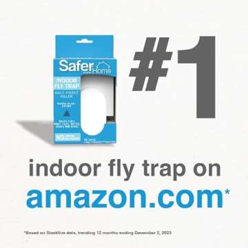 Safer Home Indoor Fly Trap & Refill Cards - 3 Pack