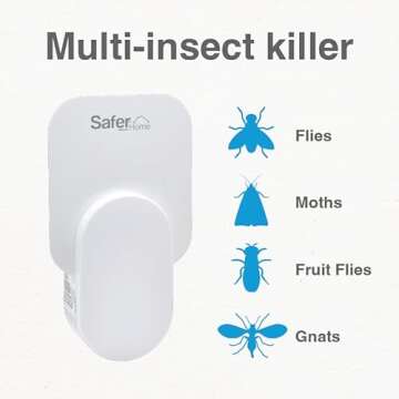 Safer Home Indoor Fly Trap & Refill Cards - 3 Pack