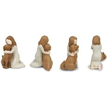 Dog Angel Figurines