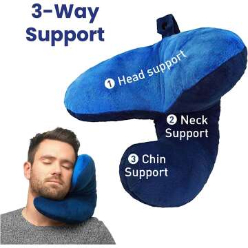 J-Pillow Chin & Neck Support