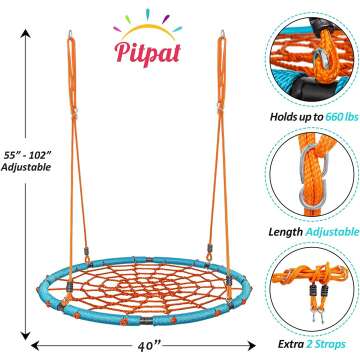 Spider Web Swing for Kids