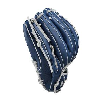 WILSON 2024 A1000 DP15 11.5” Infield Baseball Glove - Navy/Silver/Yellow, Right Hand Throw